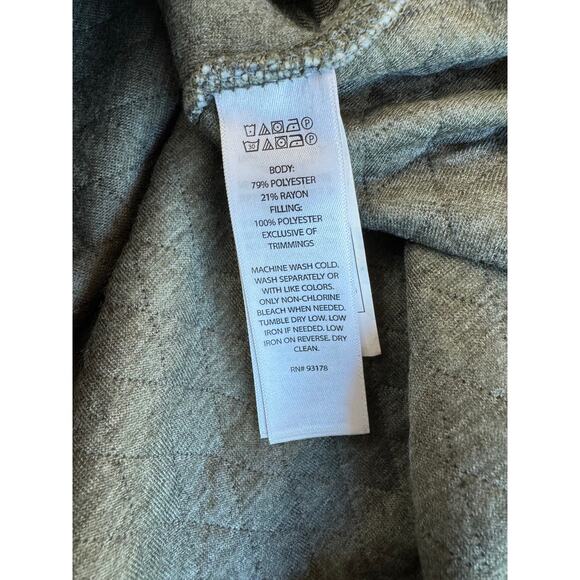 Wilkens Bros Blue Quarter Zip 1/4 Quilted Pullover Sweater Sweatshirt XL - Picture 7 of 7